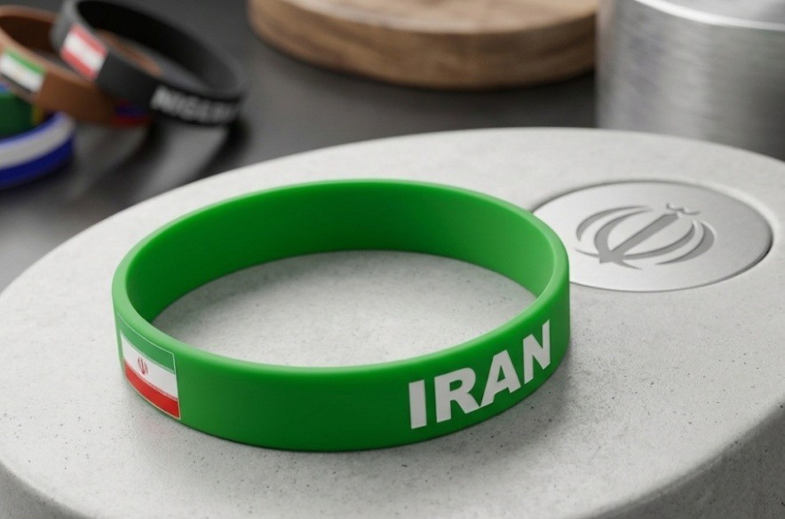 Bundle & Save Pcs Of (2) Iran National Flag Silicone Wristband – Premium Sports
