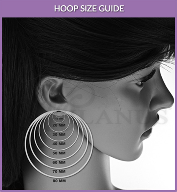 Women’s 14K Gold Filled Skinny Small Medium Large Endless Hoop Earring 30mm-60mm
