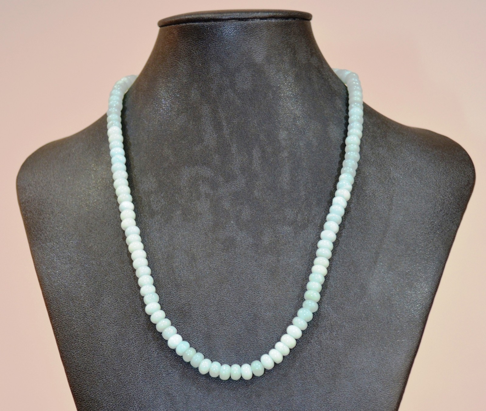 amazonite necklace 6mm Natural stone necklace Jewelry
