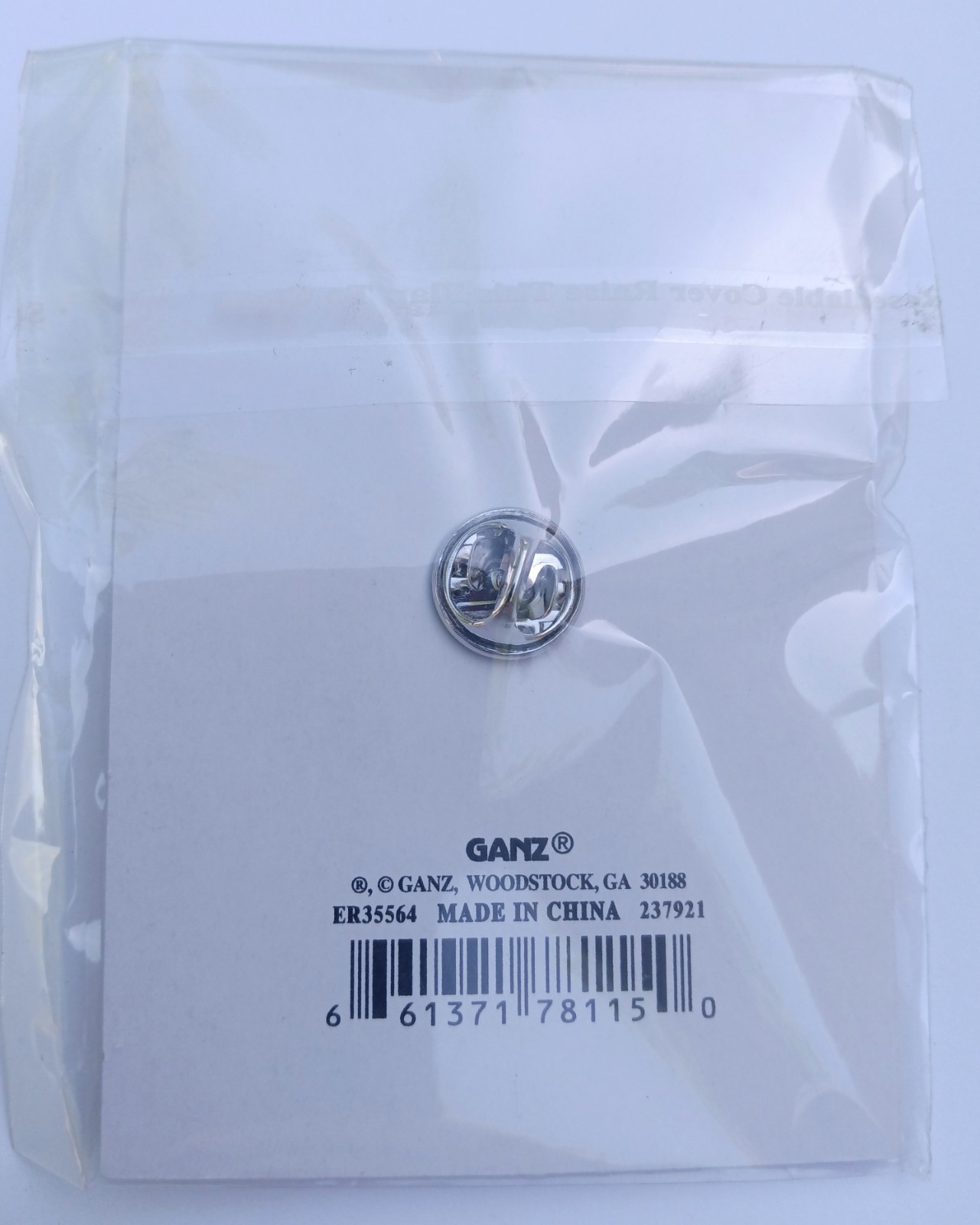 GANZ Pin Necklace Pendant Angel Of Remembrance Heart Love Stars In Heaven