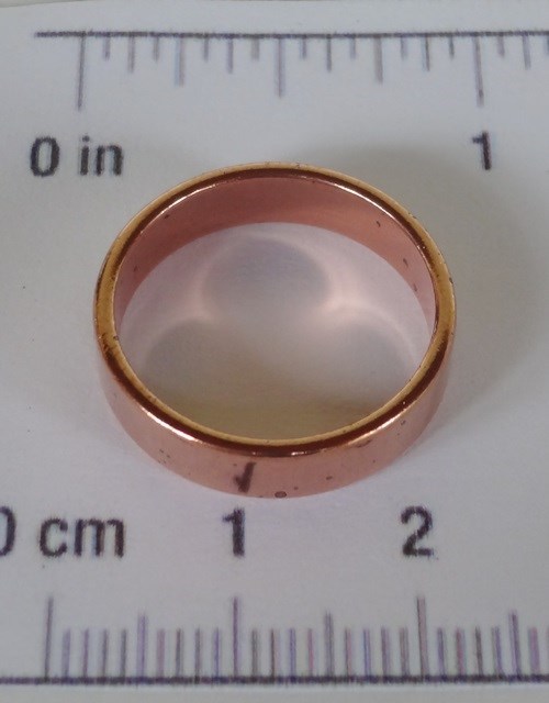 SOLID COPPER FINGER RINGS SMOOTH BAND Sizes 6 7 8 9 10 11 Made in USA 100%