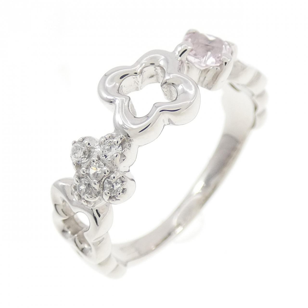 Authentic Kumikyoku Flower Beryl Ring #230-000-132-1806