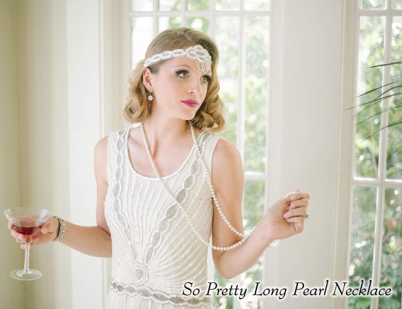 Casual to Formal: Cream White Faux Pearl Necklace Duo for Modern Women