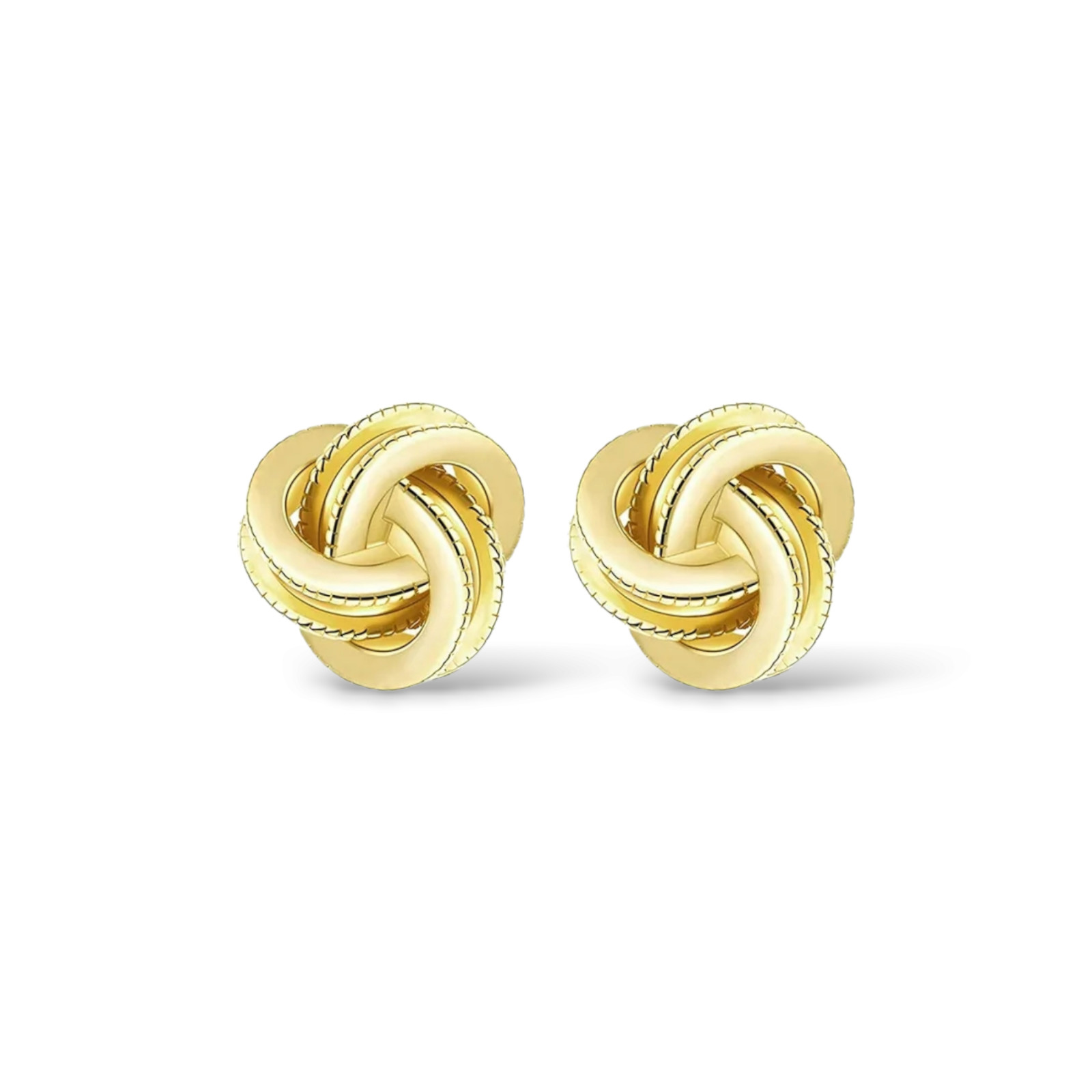 Gold, Silver, Rose Plated Stud Earrings Unisex Fashion Jewelry Women, Men