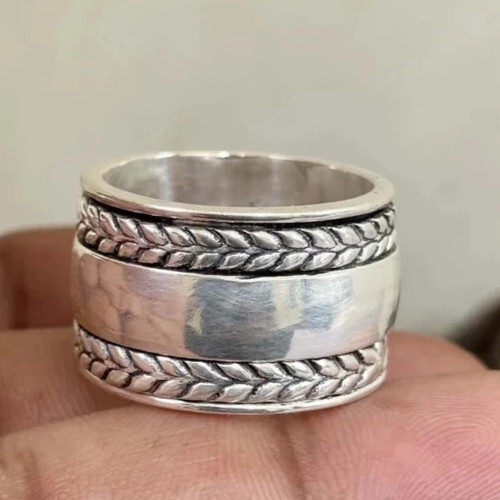 925 Sterling Silver, Solid Silver, Band Ring, Wide Band Ring