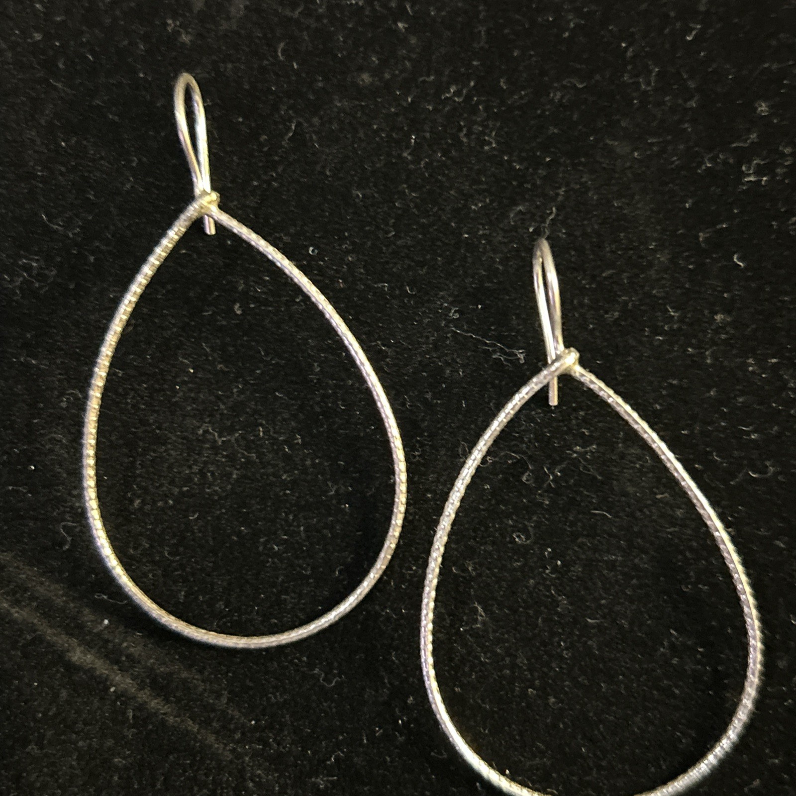 Silpada 925 Sterling Silver Slimline Oval Earrings W2214 Vintage Lasso