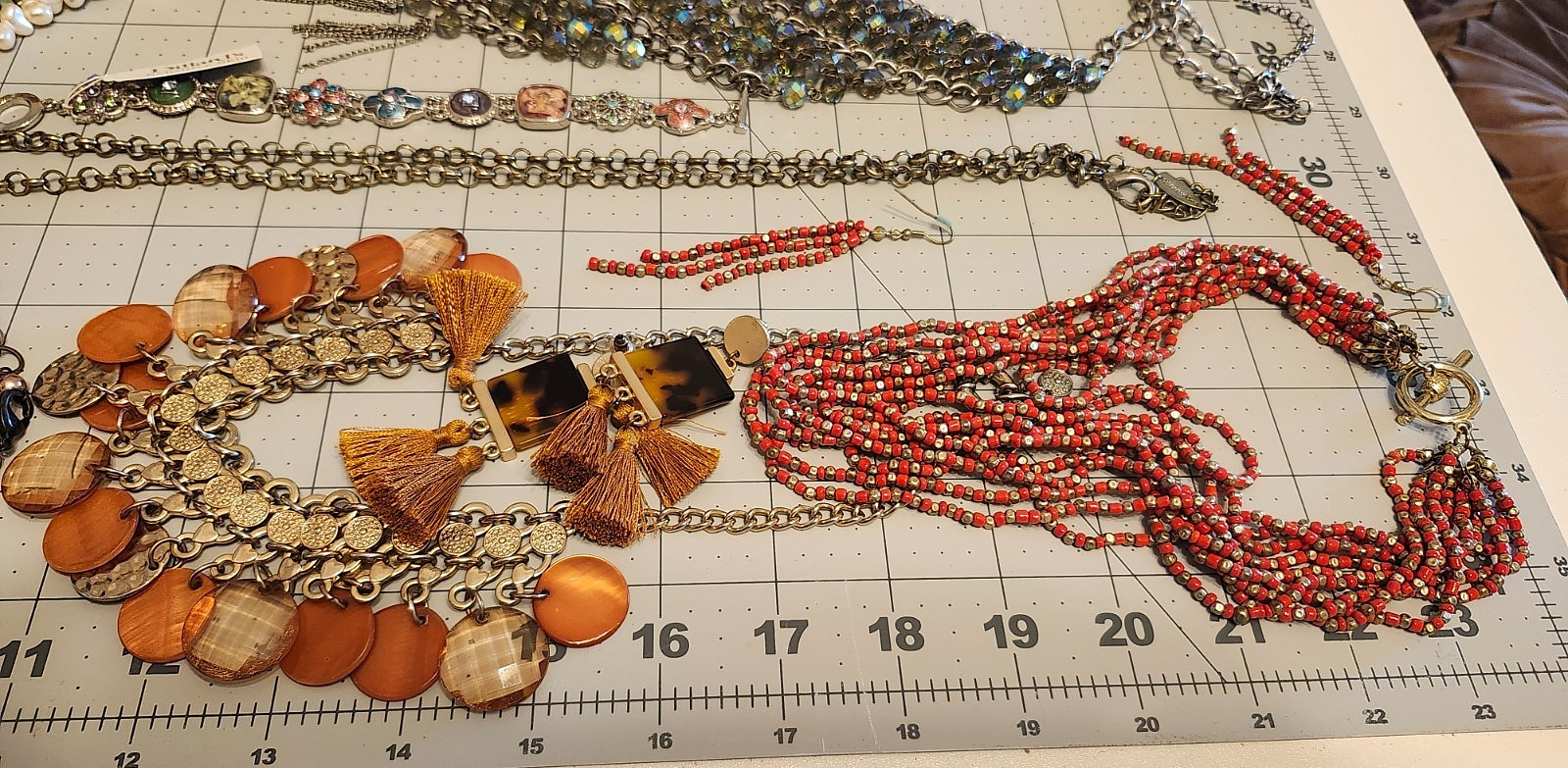 Costume Necklaces and Earrings, Coldwater Creek and Boutique, 1990s-early 2000s