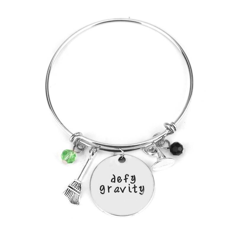 Wicked the Musical Inspired Bracelet “Defy Gravity” Wizard of Oz