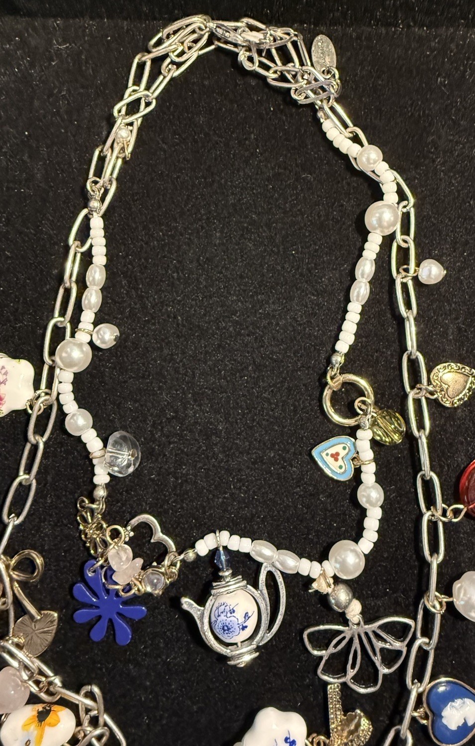 Free People Coquette Candy Maximillion Charm Necklace New Without Tags 🍬