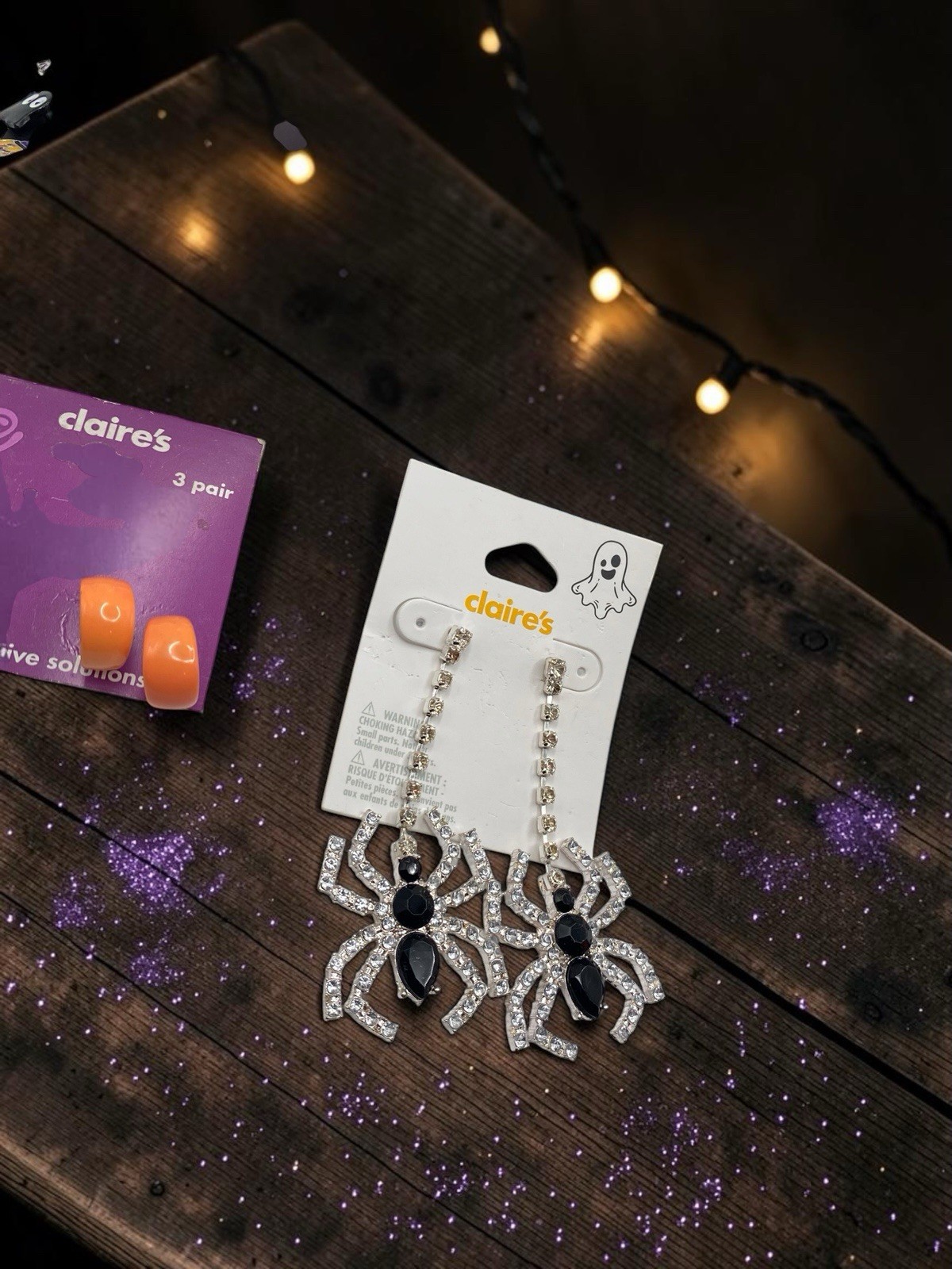Lot Halloween Earrings Jewelry Lot Claire’s Ghost Pumpkin Spider Bat 40+ Pairs