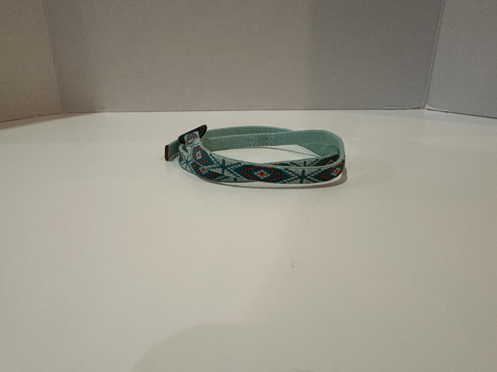 Chaco Wrap Adjustable Bracelet Light Blue Tribal Pattern