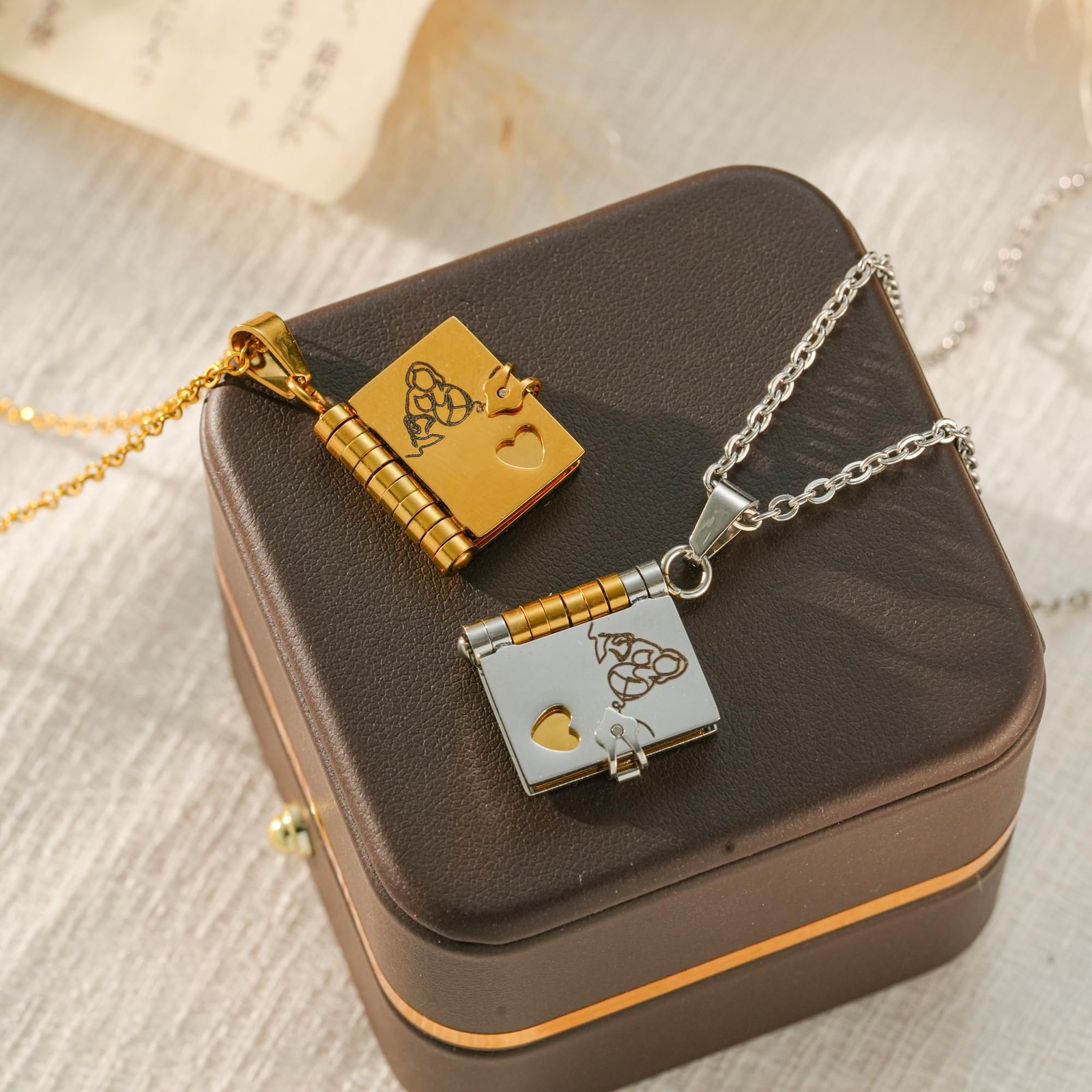 The Most Beautiful Chapter Book Necklace Gift, Grand Daughter Gifts from Grandma