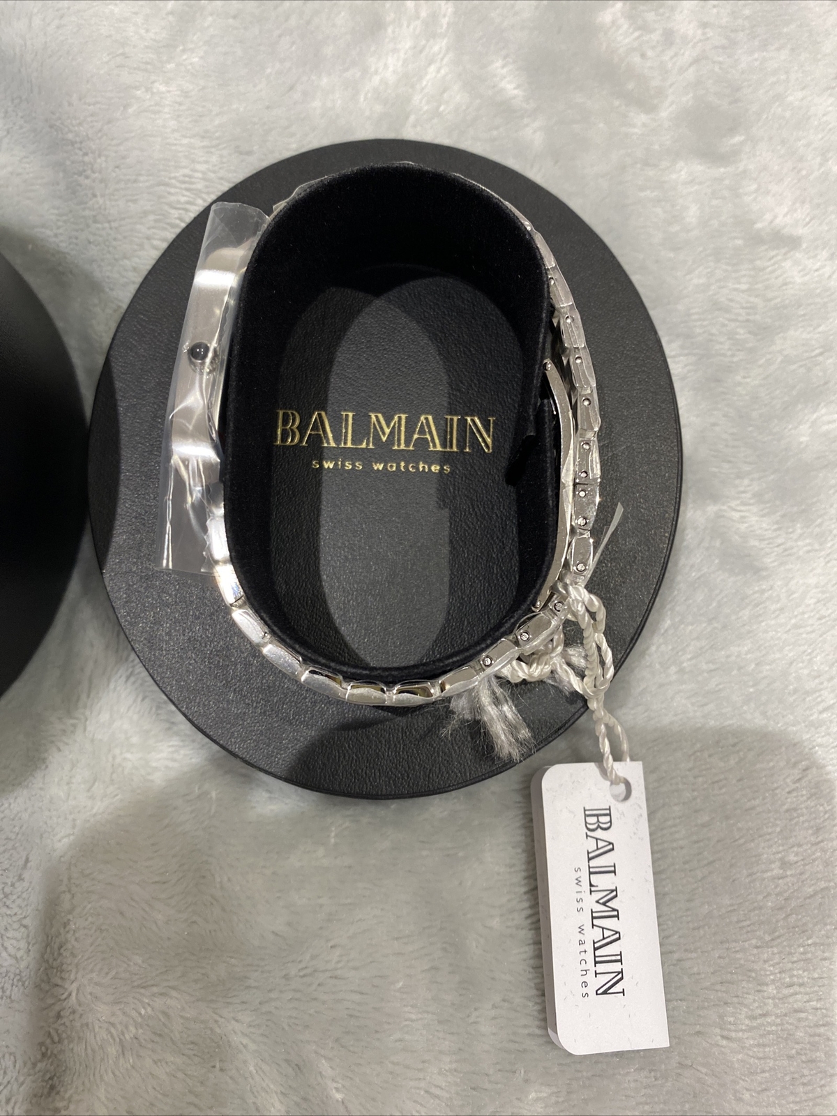 Balmain Silver/ gold tone stainless steel bracelet quartz watch Swiss Made BNWB