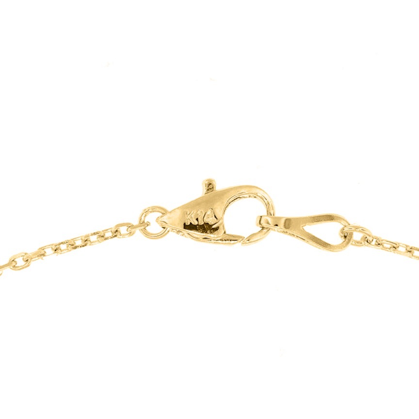 3 TCW Man Made Diamond By The Yard Station Necklace 14k 16″, 18″, 20″