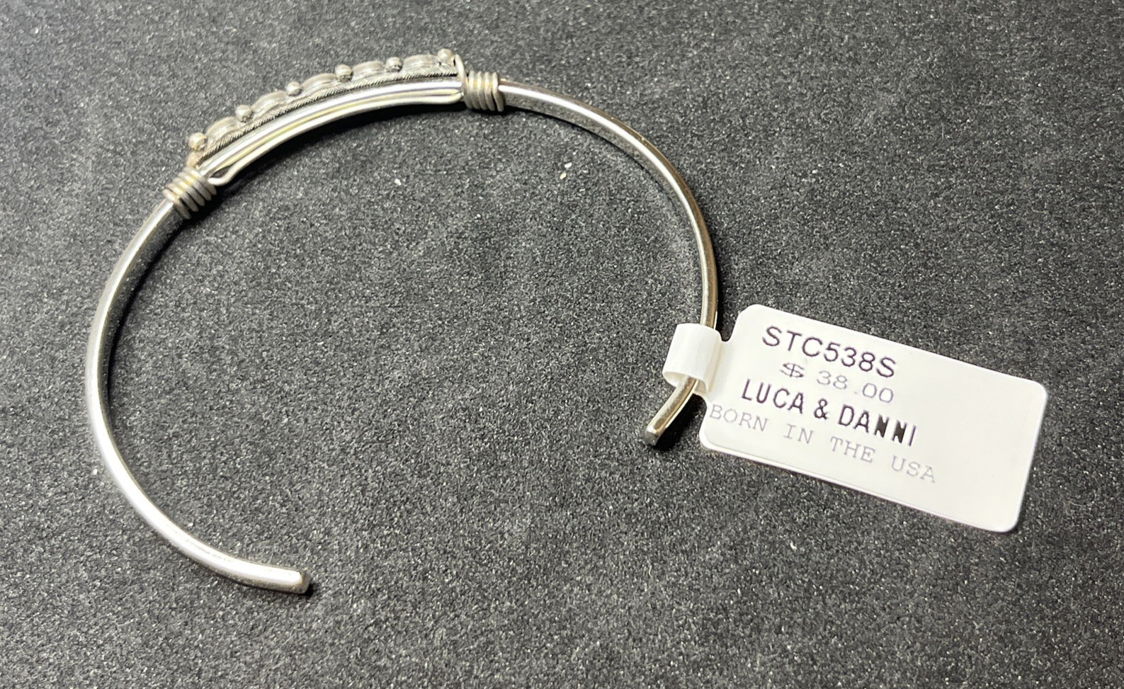 Luca + Danni April Birthstone Cuff Bracelet Regular Size NWT