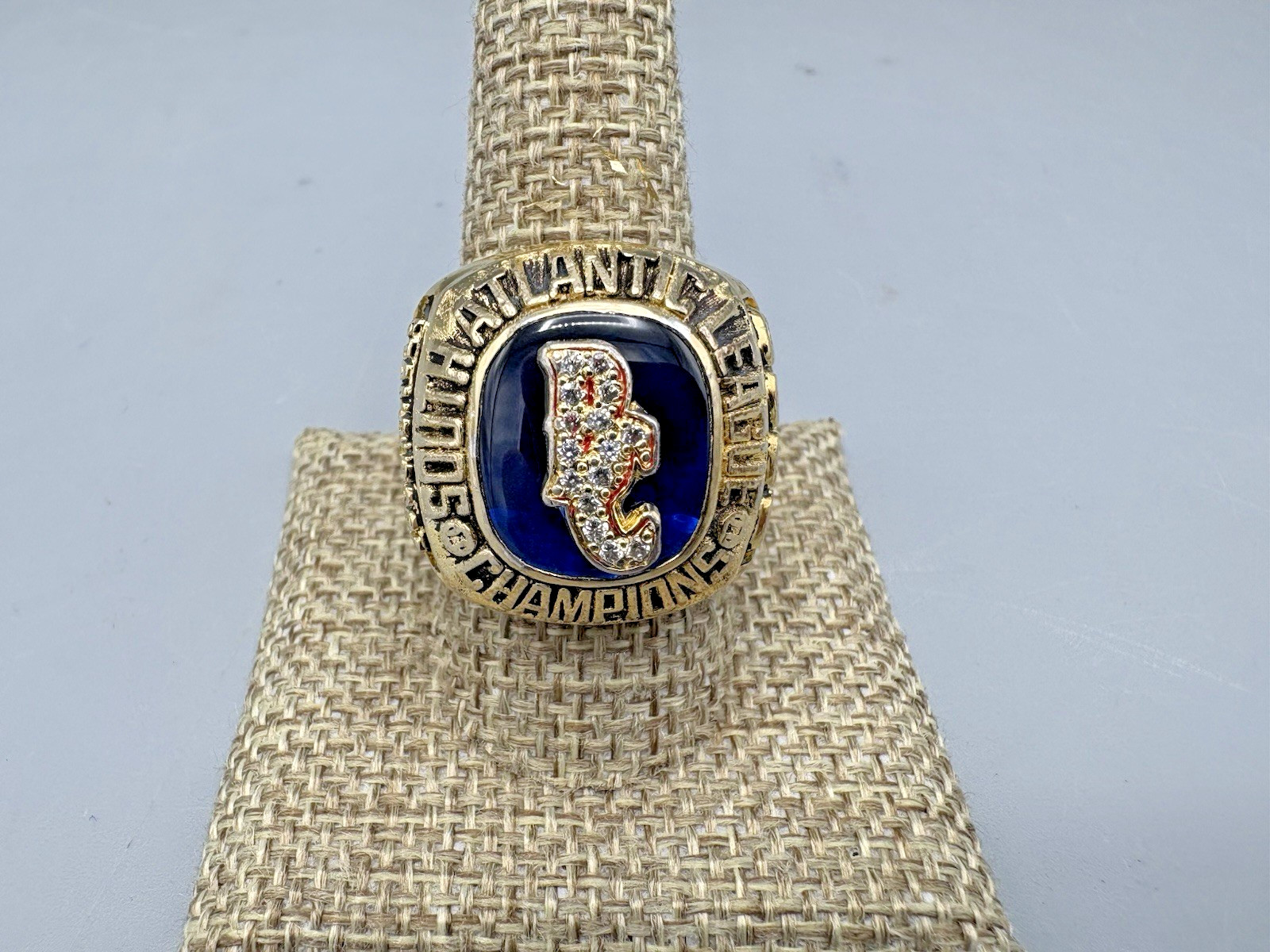 South Atlantic League Sterling Silver 925 Championship Ring Blue Claws 2006