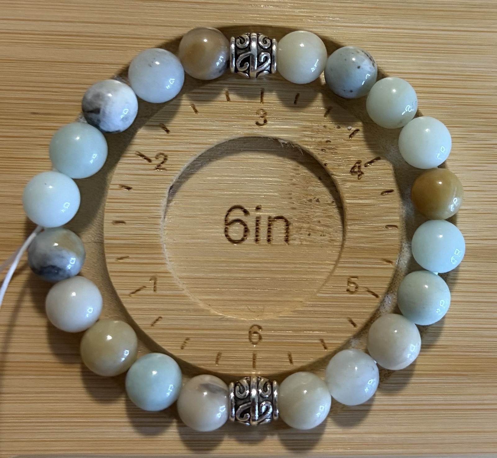 Caribbean Calcite Crystal Bead Bracelet