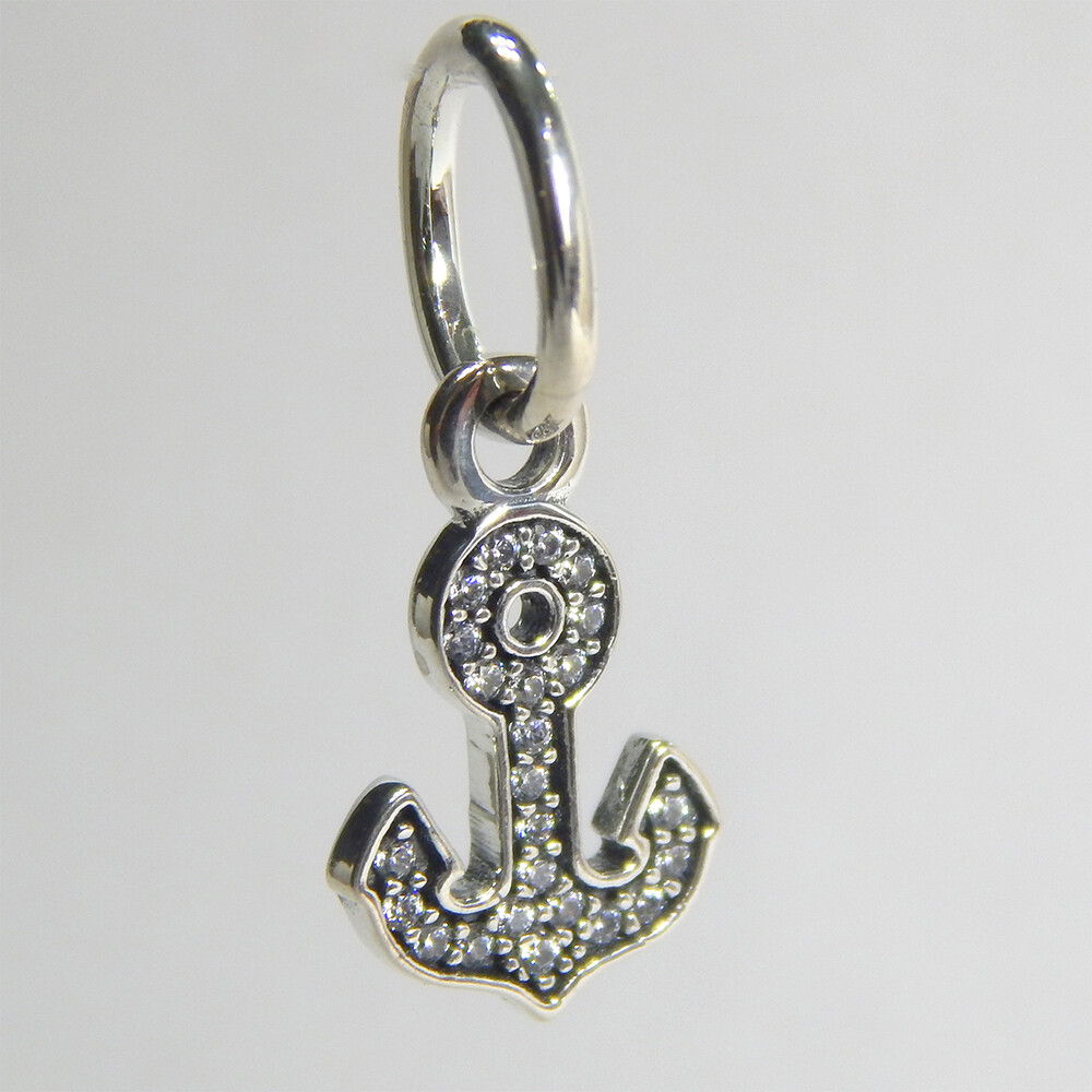 New Authentic Pandora Charm Symbol of Stability Sterling Silver Pendant 791533CZ