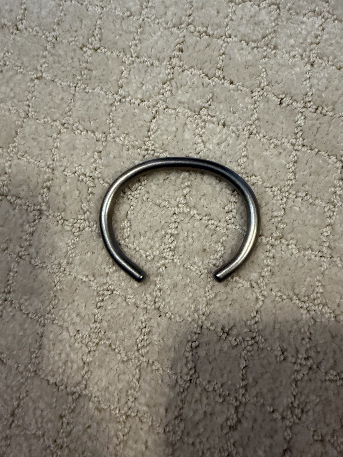 Titanium Bangle Bracelet – 7 Inch