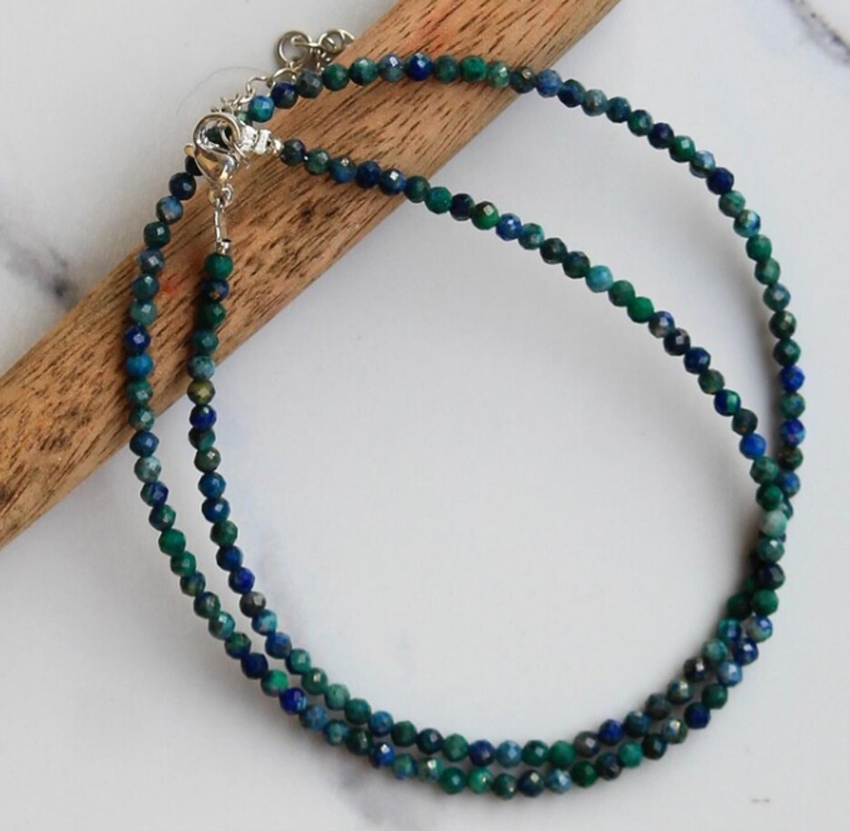 2025HOT Minimalist Azurite Malachite Dainty Choker Women Perfect Gift For Mother