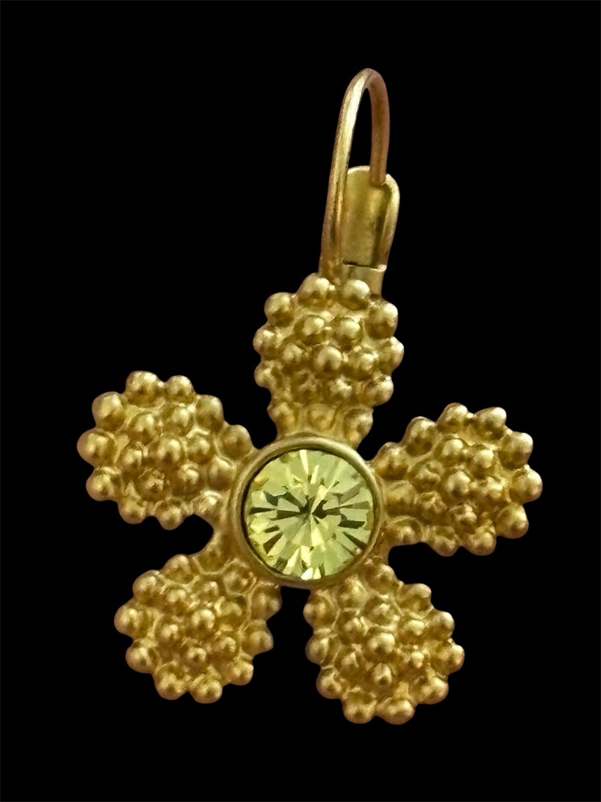 NWT Kate Spade Gold Filled Flower Dangle Earrings