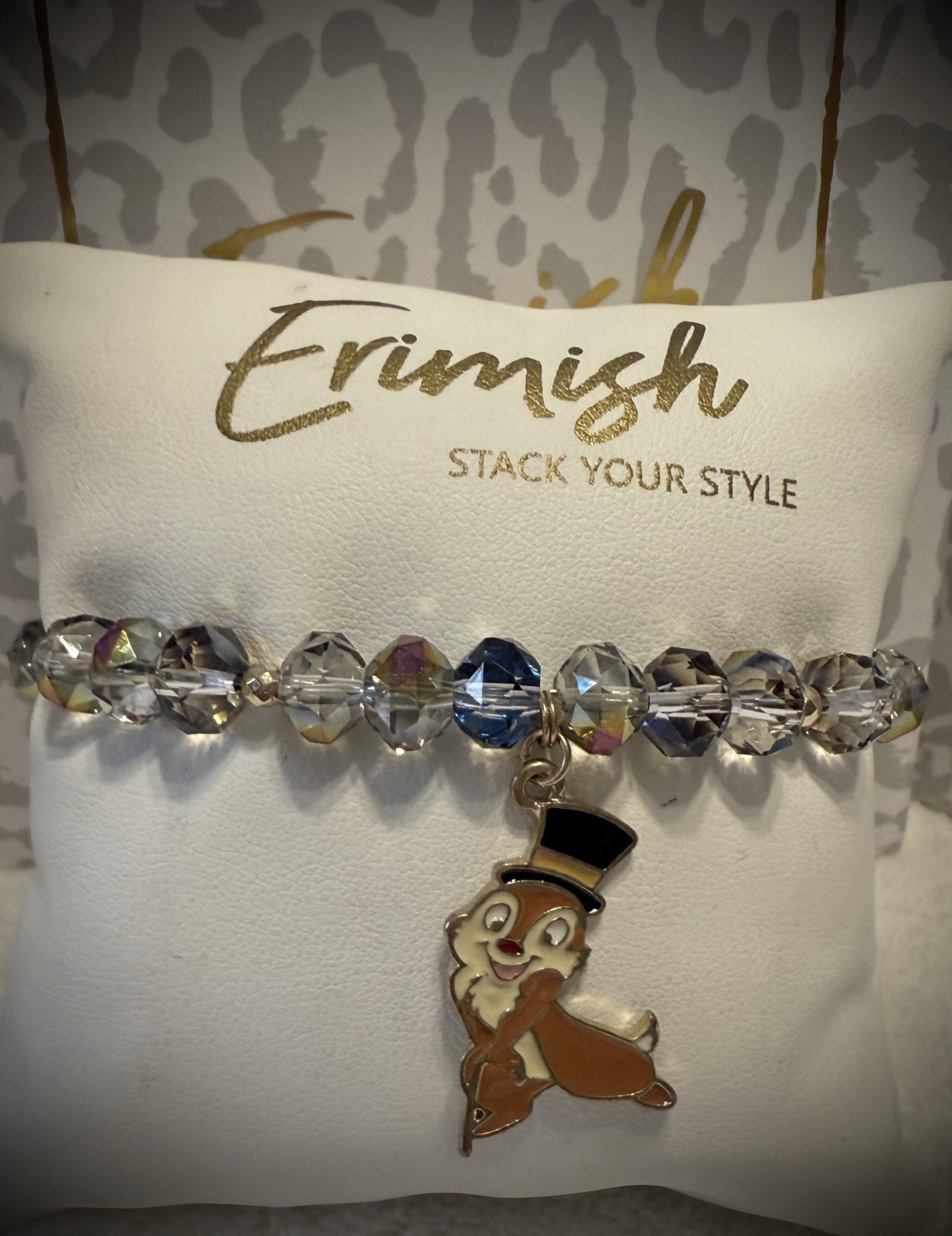 New ERIMISH Bracelet – DISNEY Chip ‘n Dale – Gem Jams & Regular Size Available