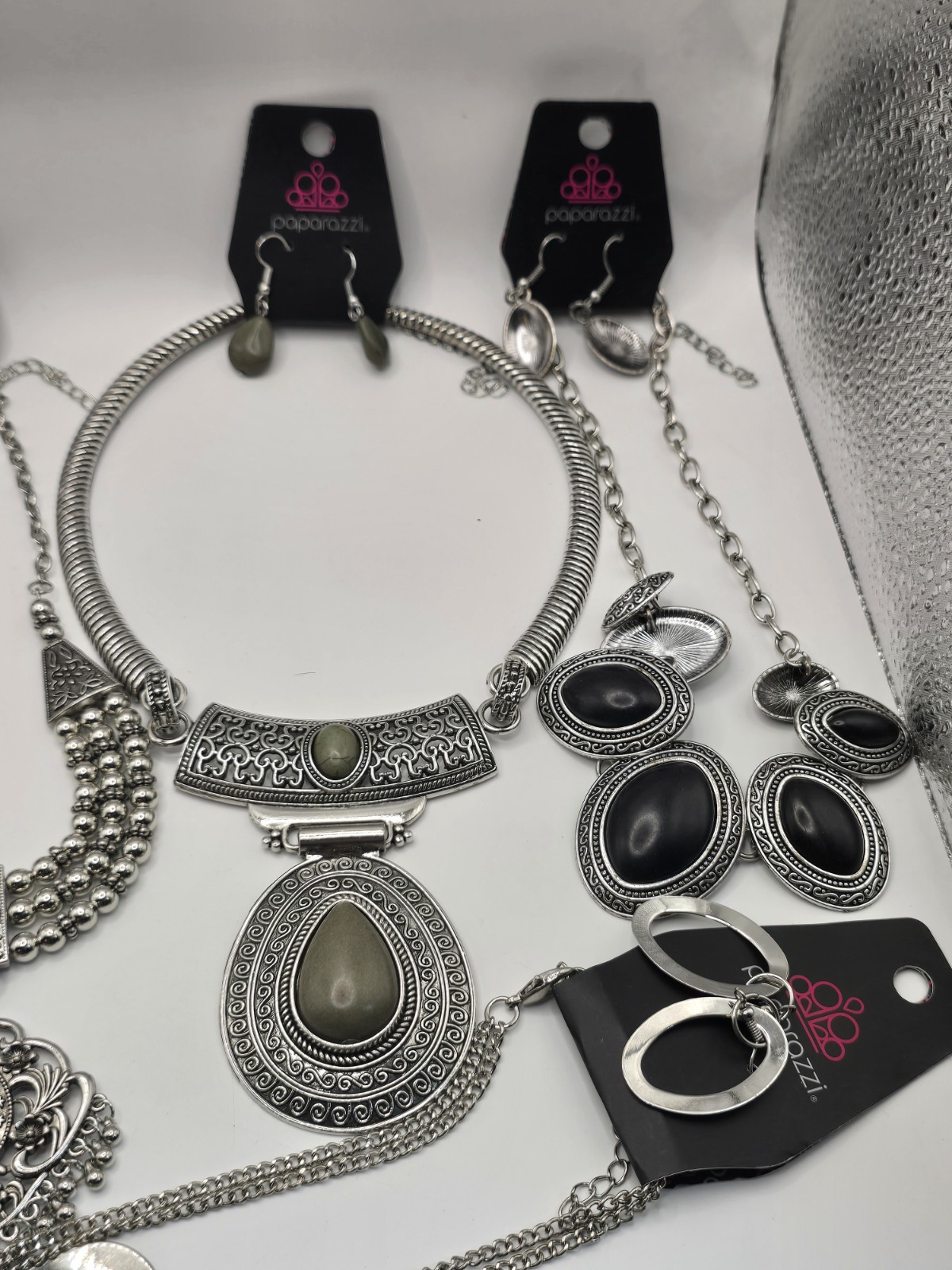 Paparazzi Zi Collection Jewelry Lot 5 Necklace Earring Sets Statement Boho Rhine