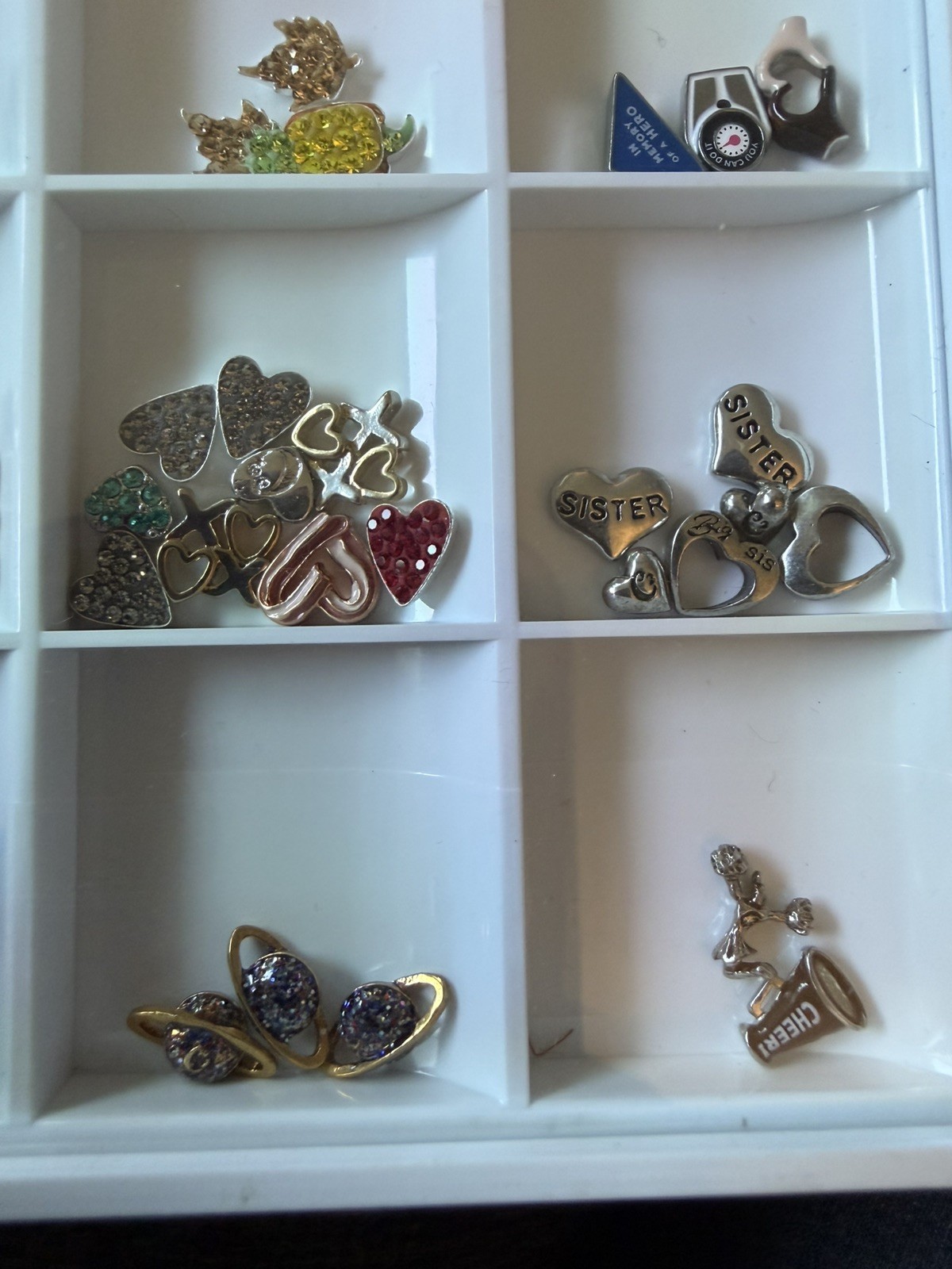 Origami Owl Locket Charms, Floating Charms, Jewelry Findings