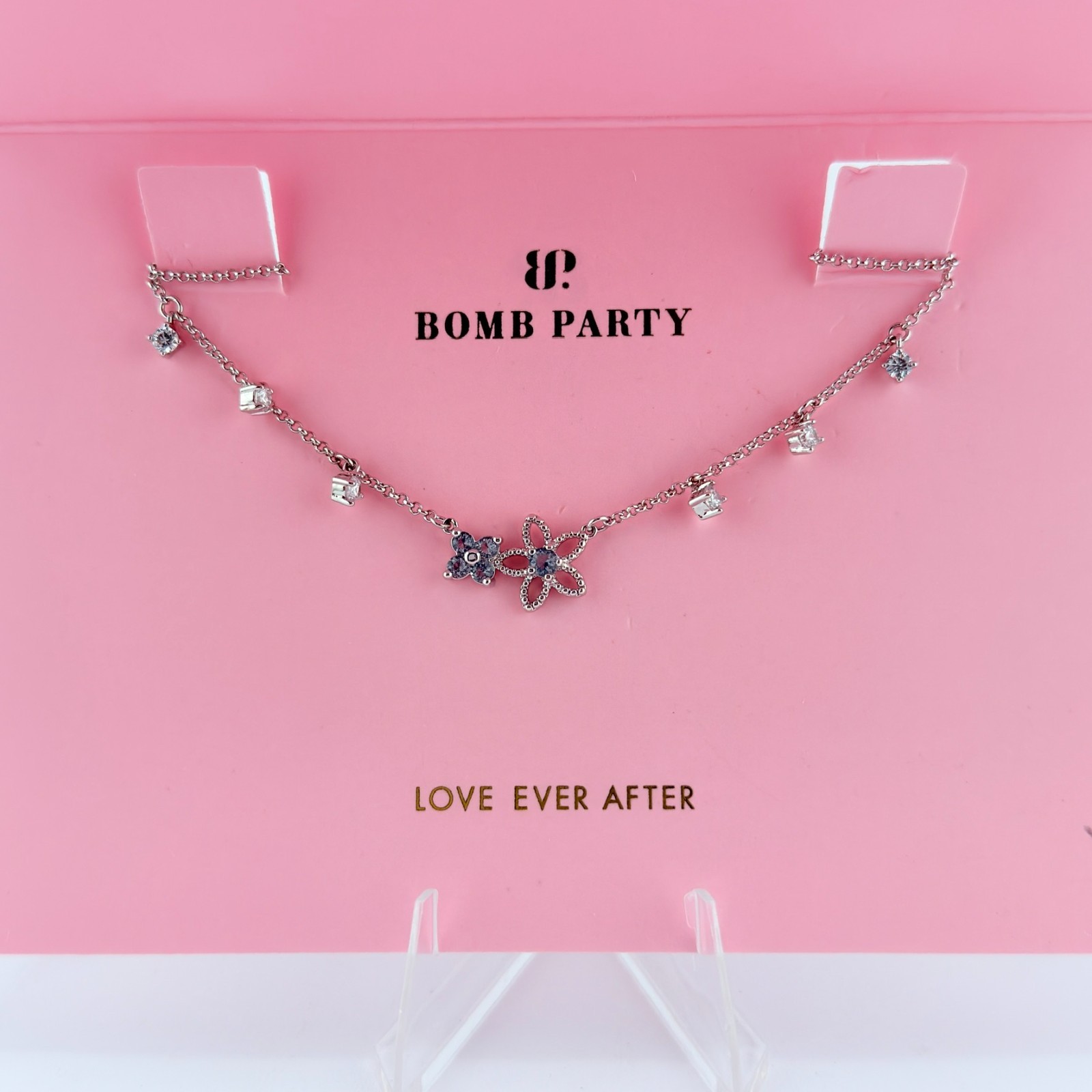 Bomb Party Love Ever After “The Sparkling Floral Necklace” RBP3522 RETRO