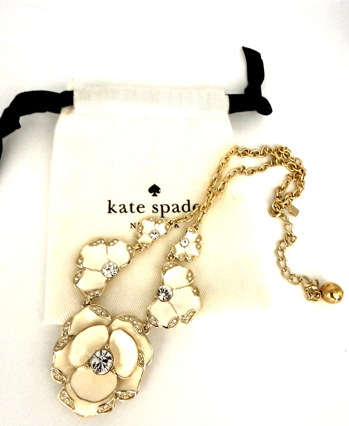 kate spade New York 18″ BEACH HOUSE BOUQUET Statement Necklace MSRP $178