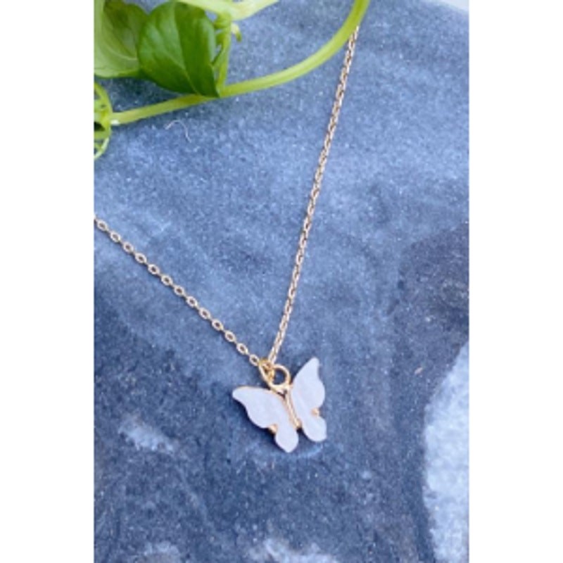 Beauty of Nature Butterfly Charm Necklace