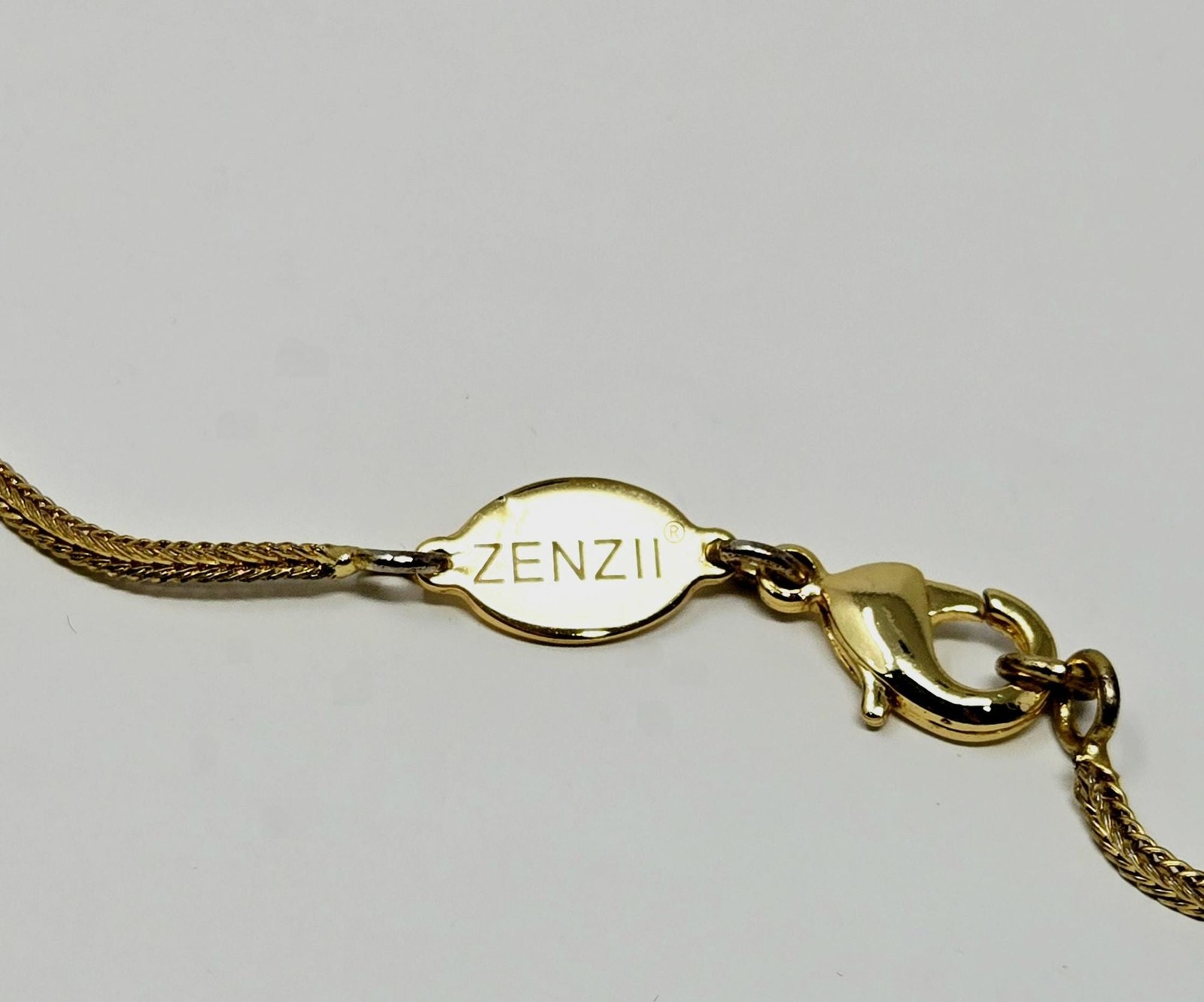 ZENZII Gold Fringe Necklace Set • Statement Bib Necklace & Coil Wrap Bracelet