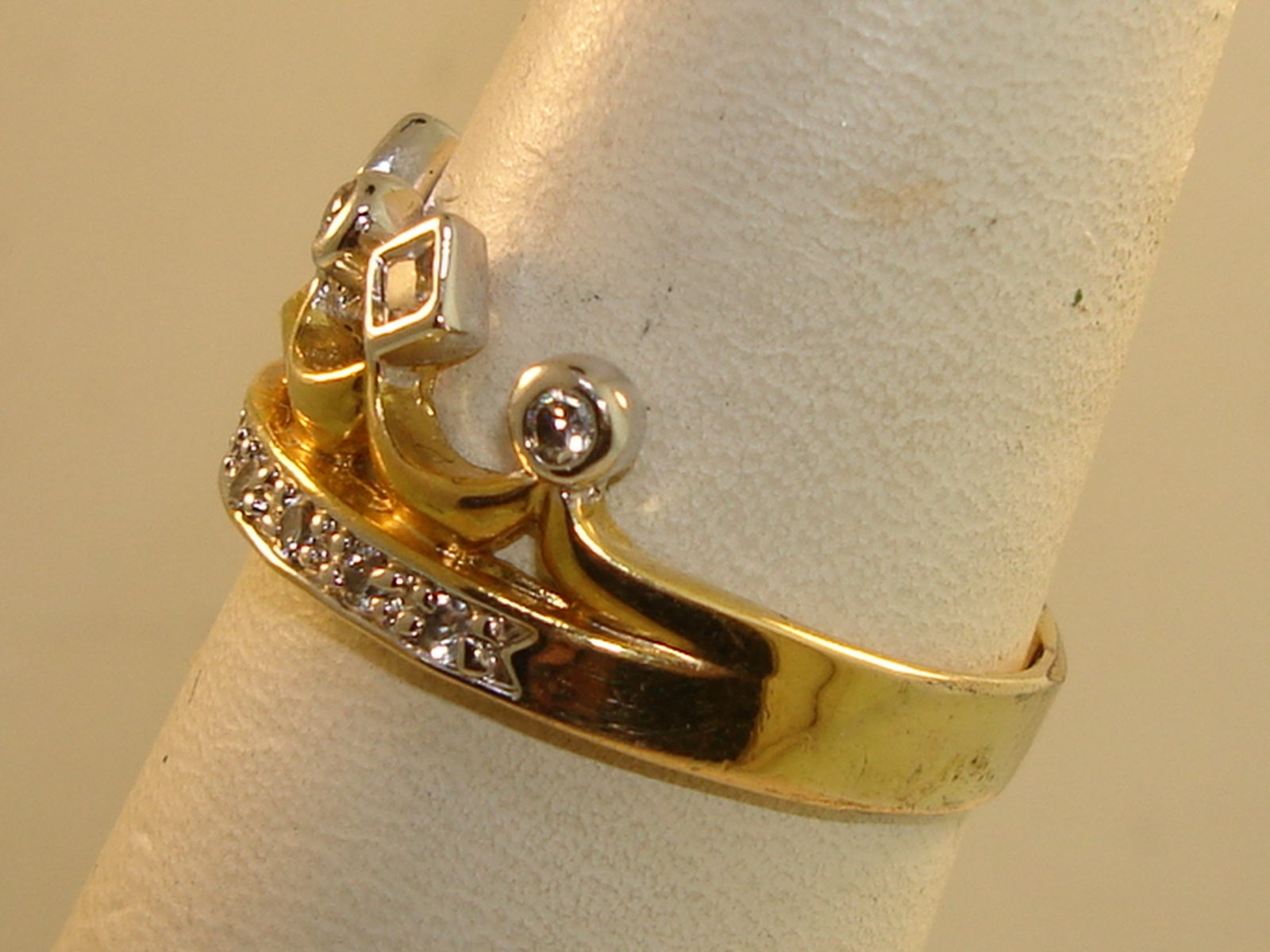 Beauty For Ashes Royalty Princess 18KT Gold Plated CZ Crown Of Life Ring!