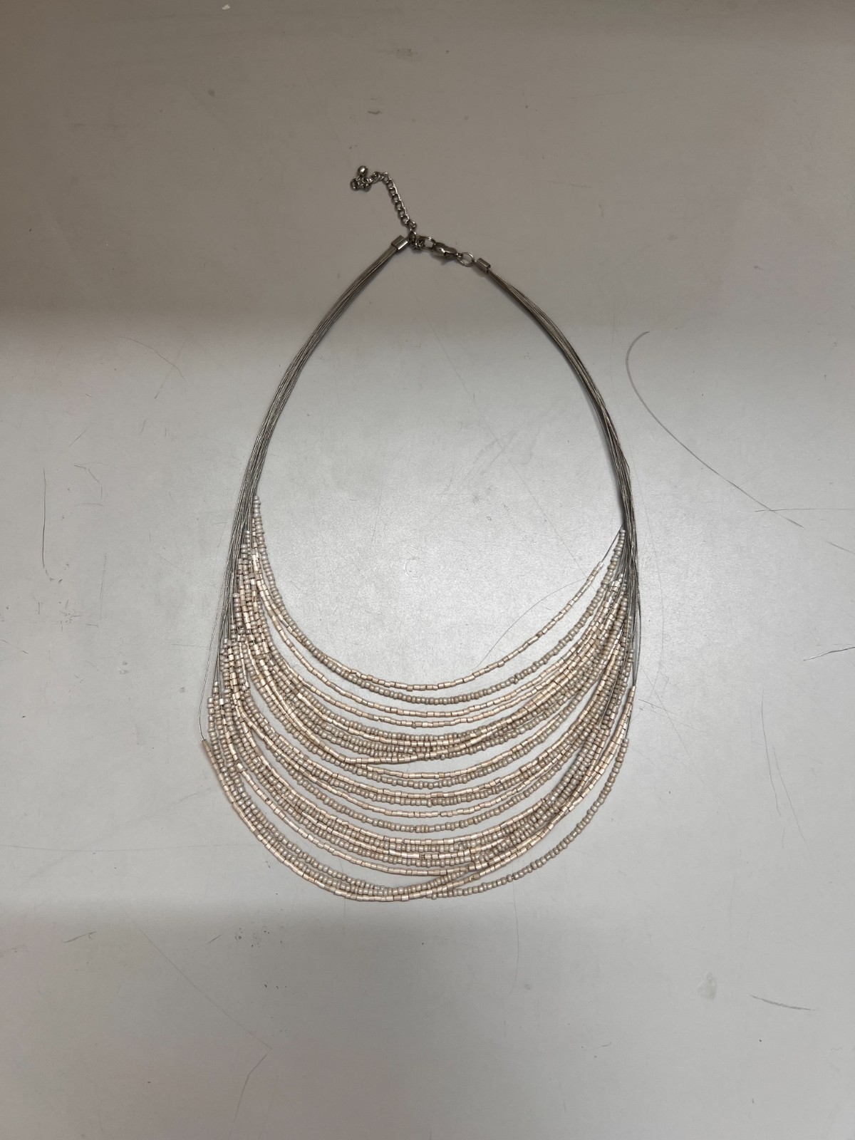 layered beaded necklace