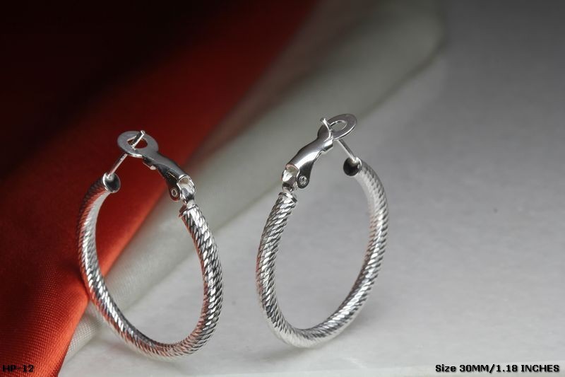 30MM STERLING SILVER 925 TWISTED ROPE BRAND NEW LIGHT WEIGHT NEW HOOP EARRINGS