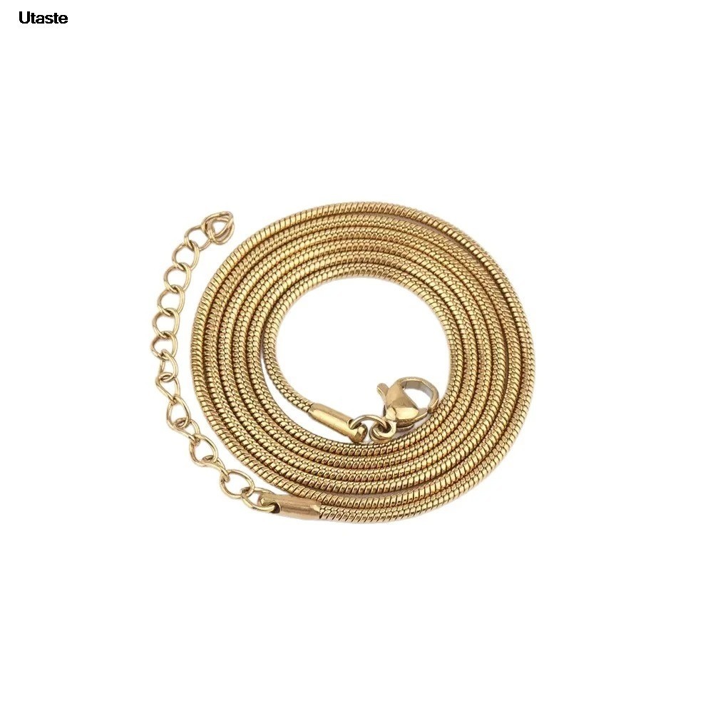 Men&Women’s 925 Sterling Silver Tarnish-Free Italian Snake Chain Necklac