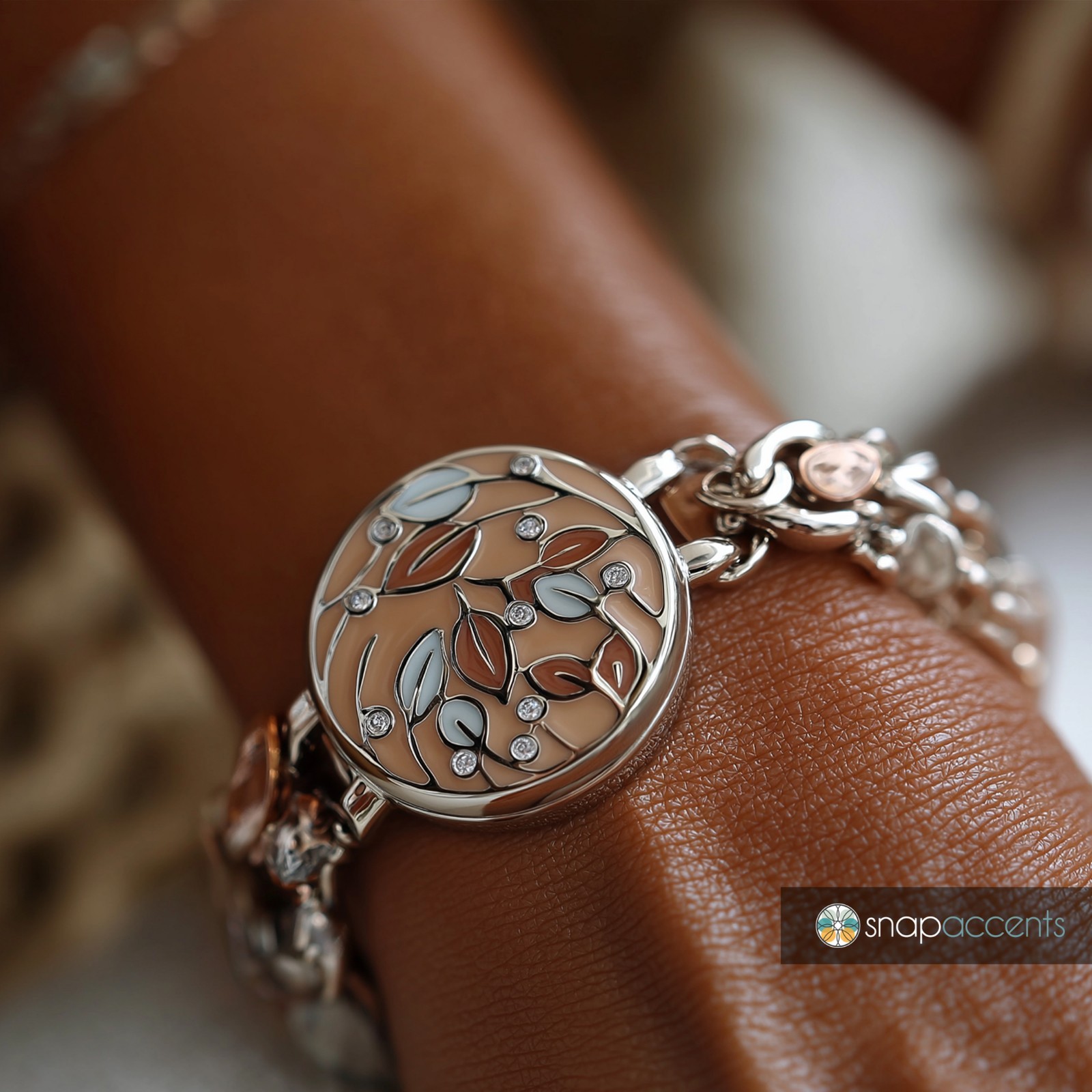 Snap Jewelry Ginger Charm Necklace Timeless Pendant Fits 18MM 20MM Buttons