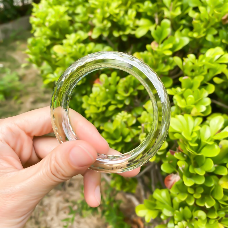 Full Moissanite Bangle Bracelet D Color Elegant Jewelry Exquisite Jewelry Gifts
