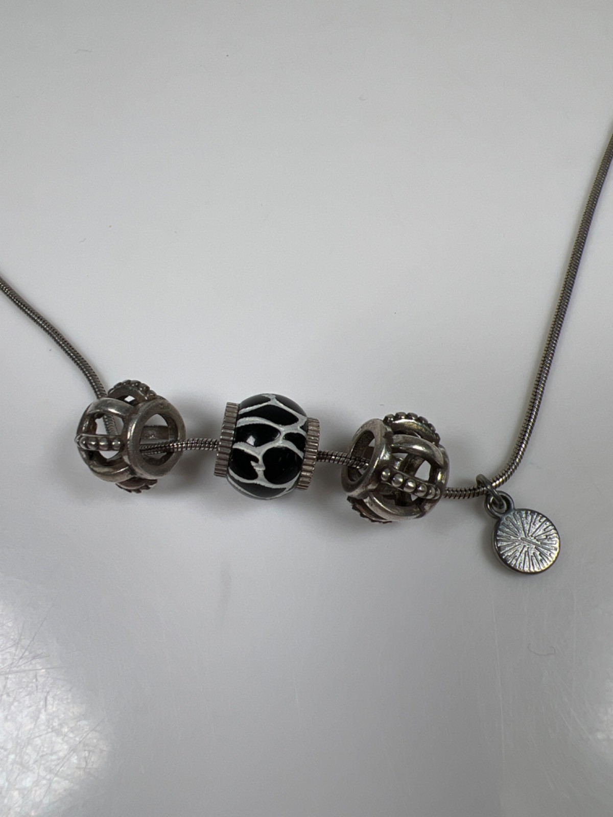Brighton Women’s Silver Plated Charm 17in Necklace