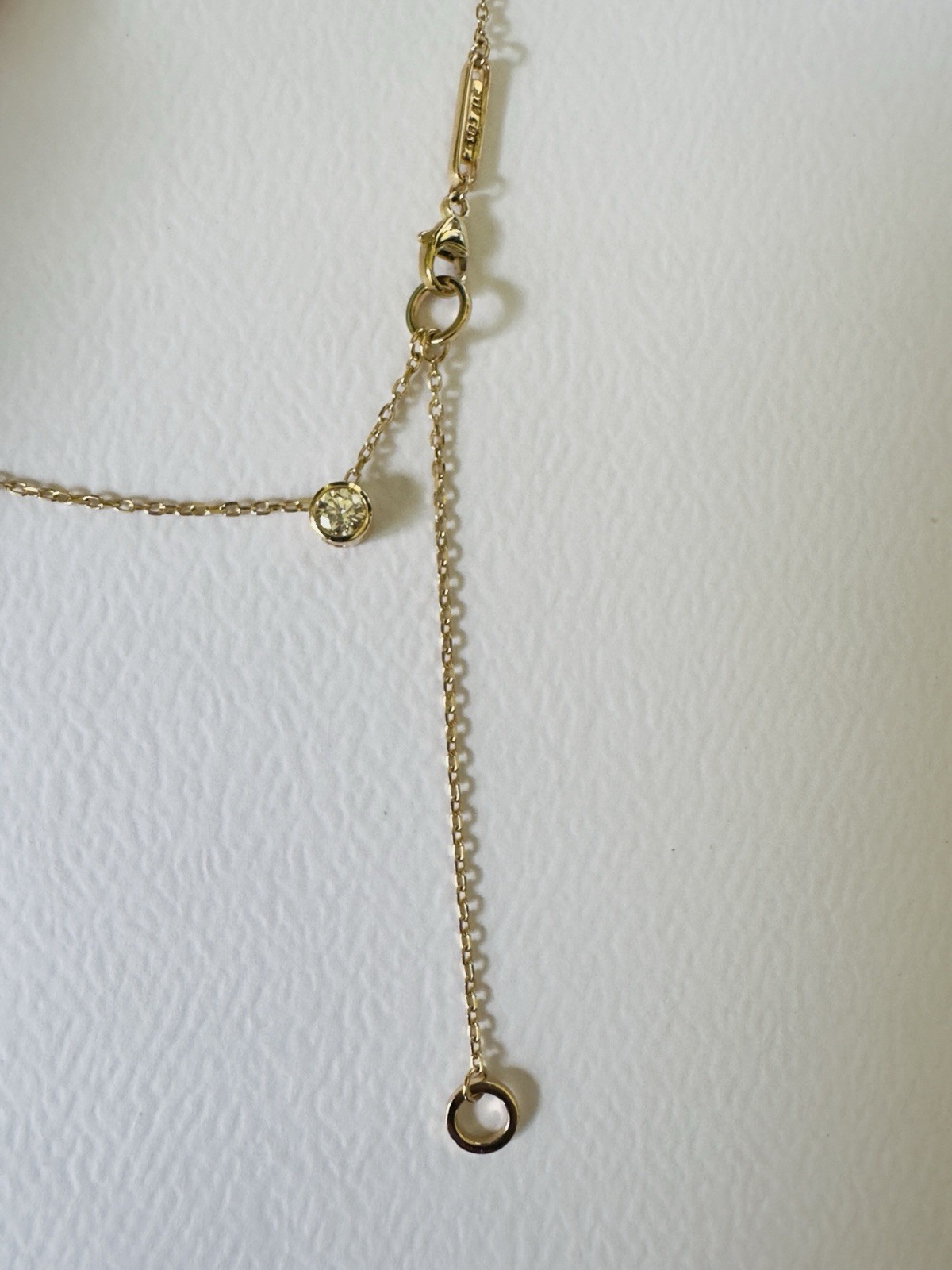 Pandora Era Bezel 14k Gold Lab-grown Diamond Pendant Necklace 0.15ct TW