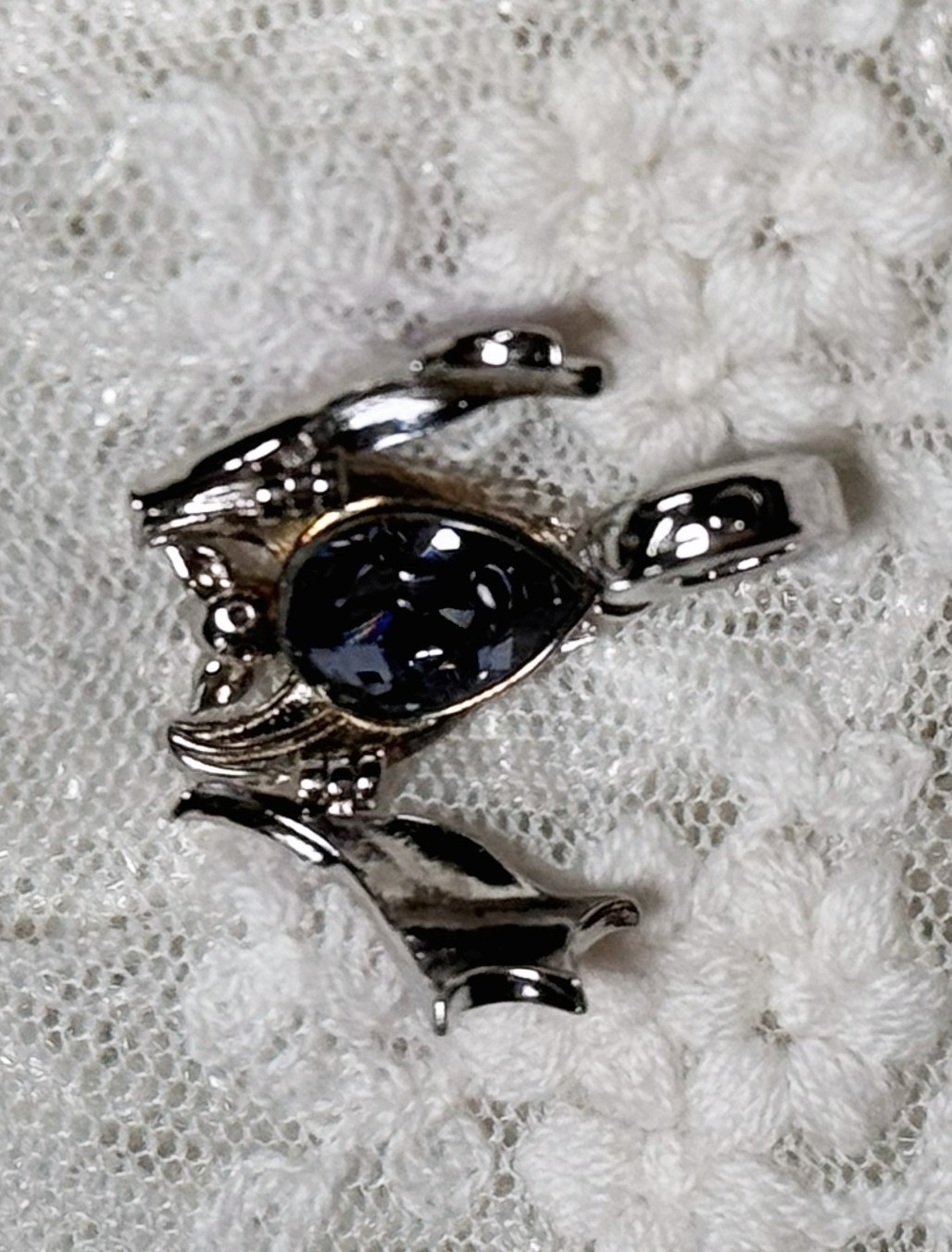 Gnoce Magical Vampire Bat Halloween Dangle Openable Charm Sterling Silver S925