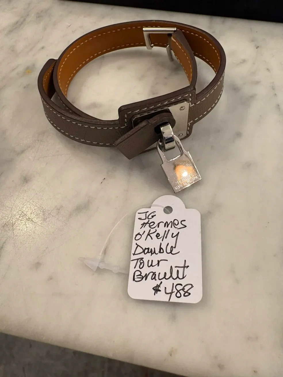 Hermes o’kelly double tour bracelet