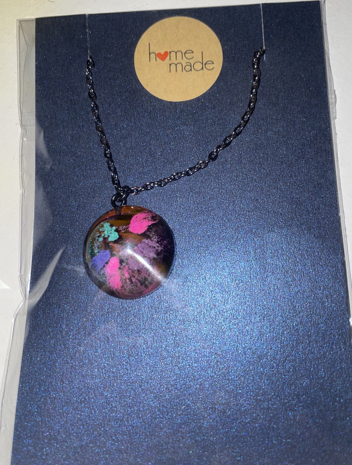 acrylic handcrafted necklace
