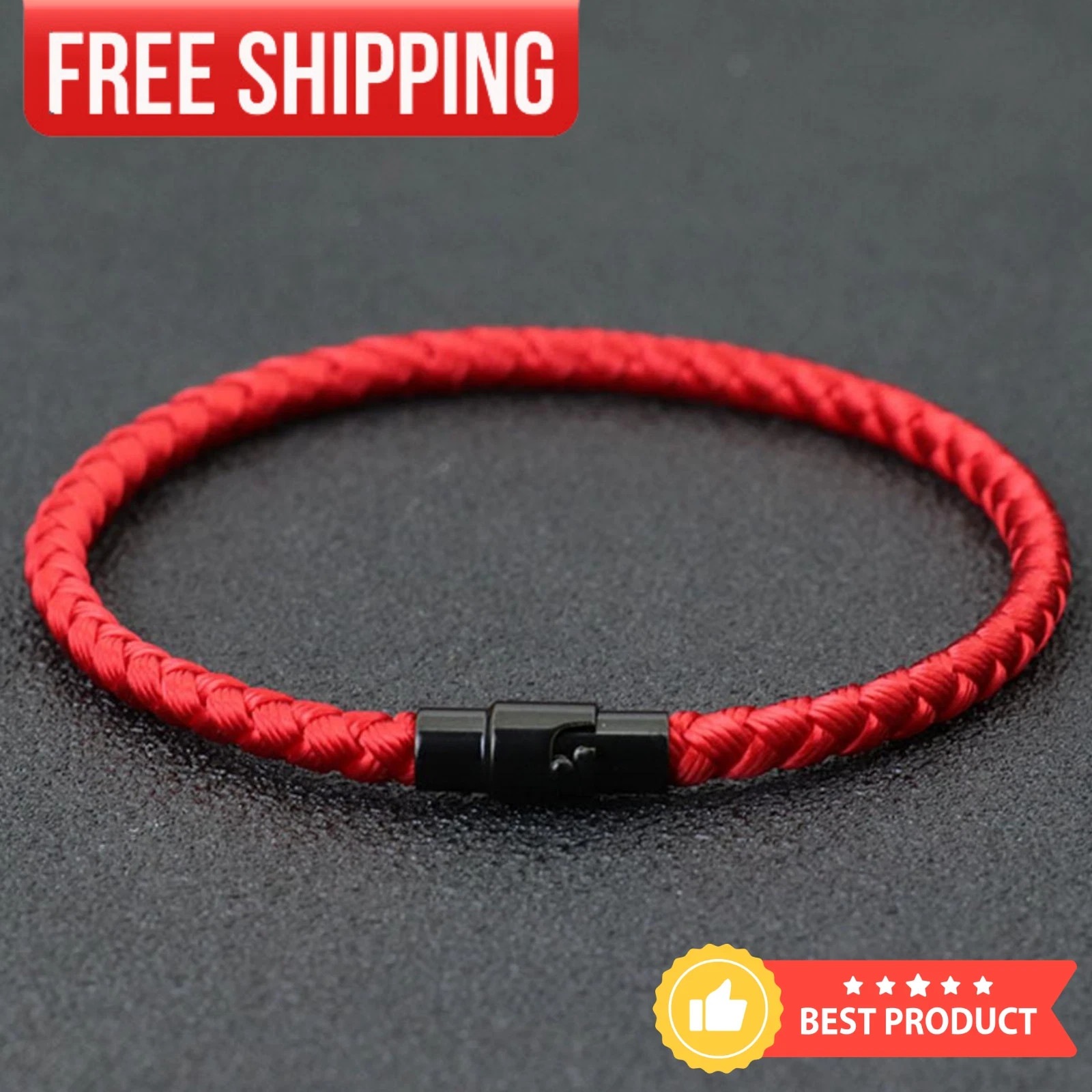 Braided Rope Bracelet Good Luck Fortune Couple Bracelet Cuff Bangle For Man Wome
