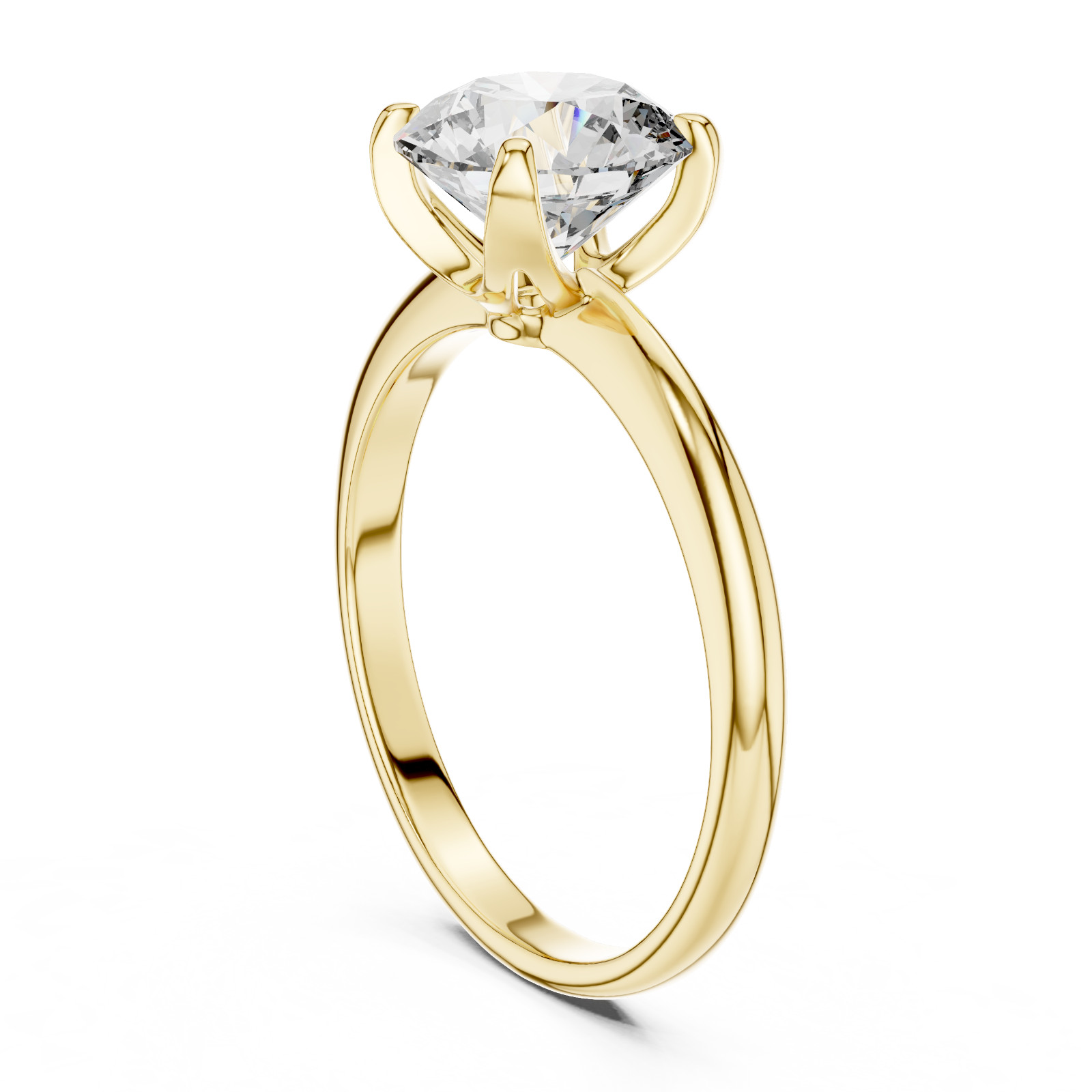 2.43CT Cushion Cut Lab Grown Diamond Ring 925 Silver Solitaire Gift For Her