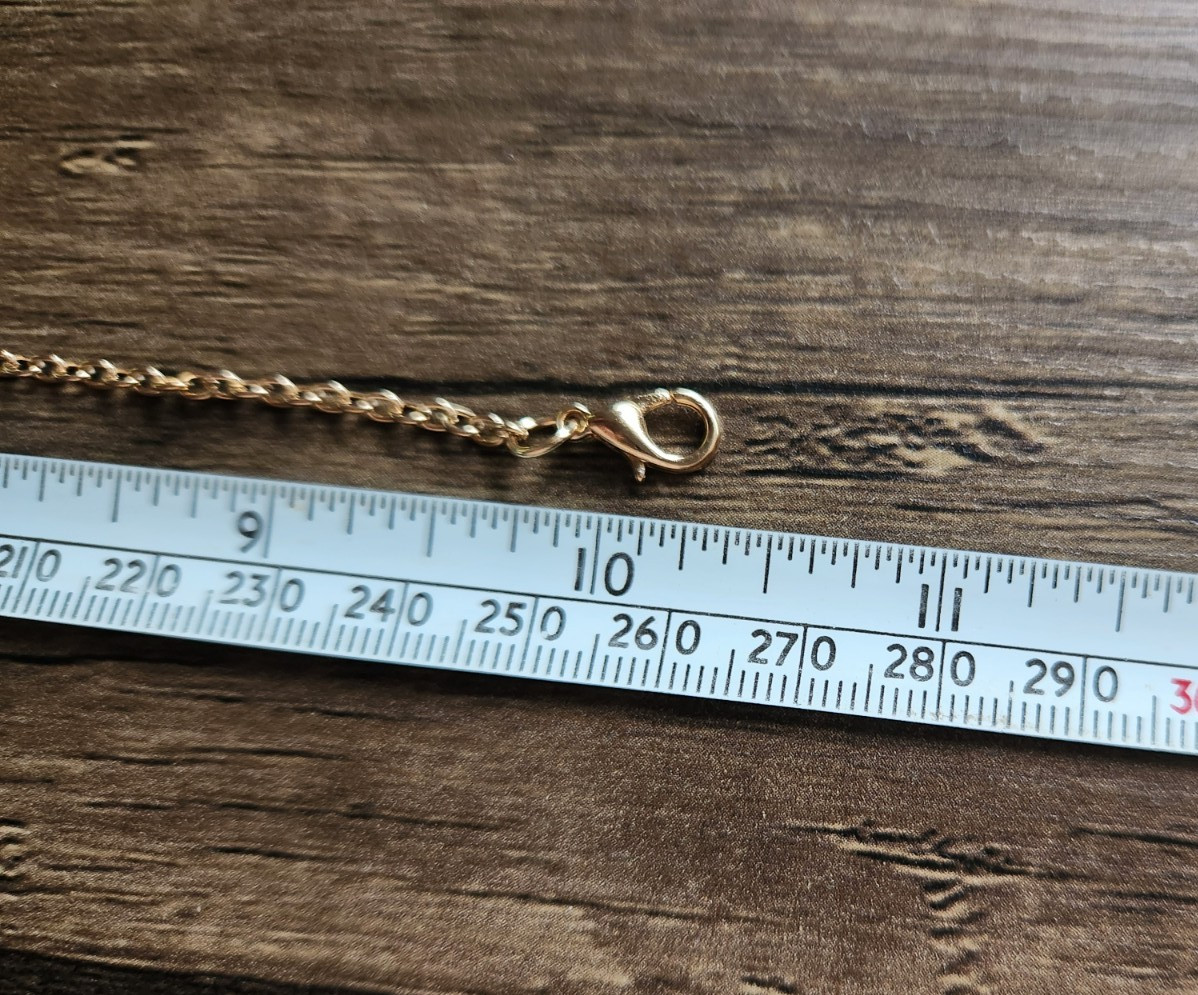 Infinity Lucky Charm Chain Adjustable Bracelet Gold Lobster Clasp 18.5-26.5cm