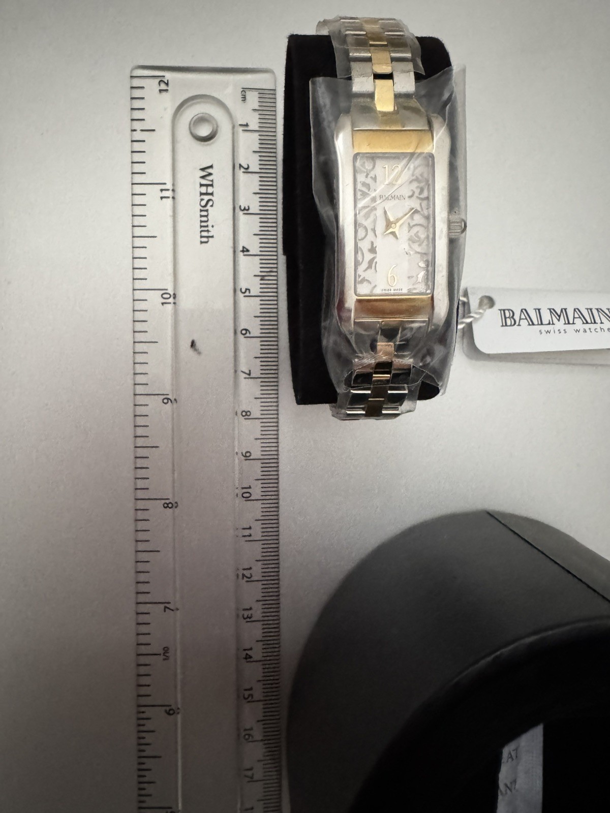 Balmain Silver/ gold tone stainless steel bracelet quartz watch Swiss Made BNWB