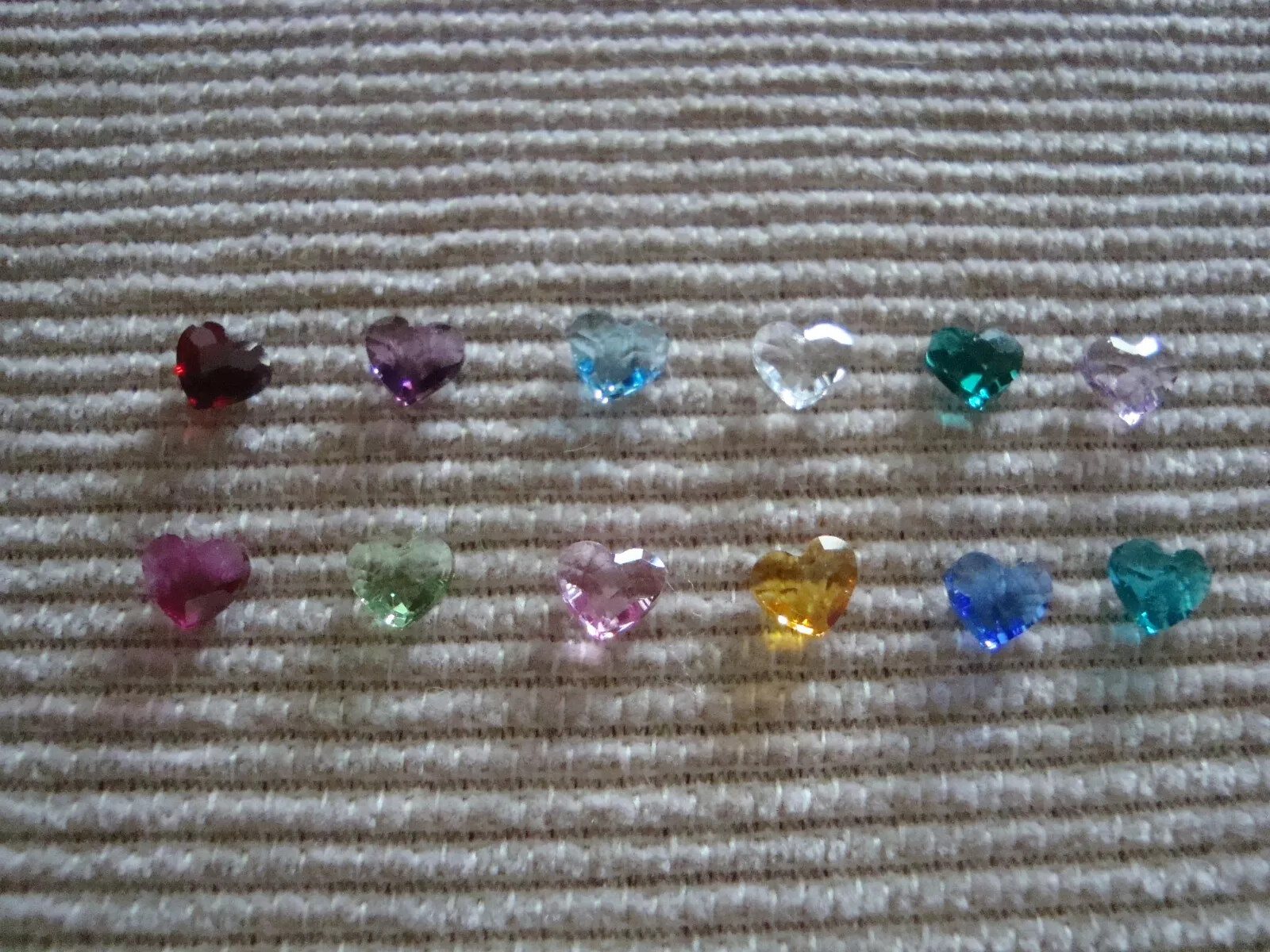 Origami Owl “Your Choice” Crystal Birthstone Heart Charms for Lockets “New”