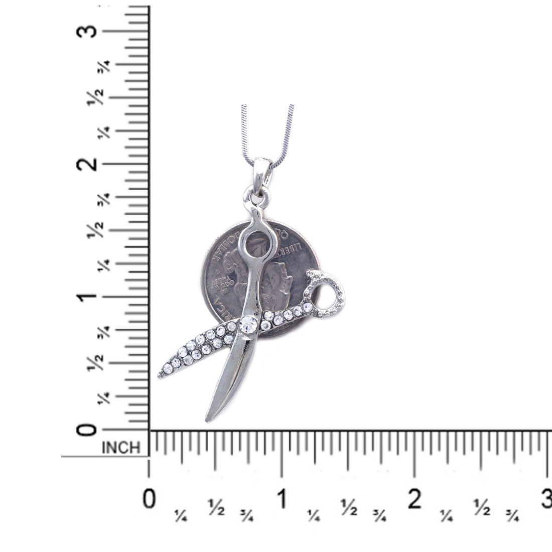 Hairdresser Hair Designer Stylist Scissors Beauty Salon Pendant Necklace n2014