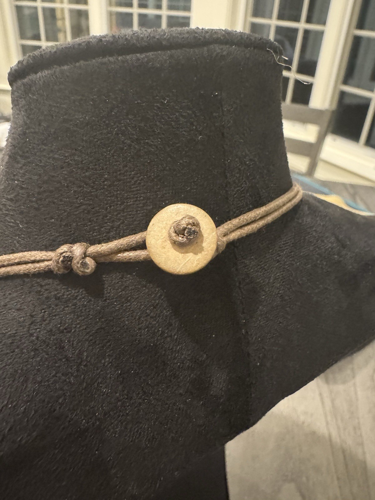Chunky Natural Wood Bead Necklace Bohemian Brown Beige Statement Jewelry